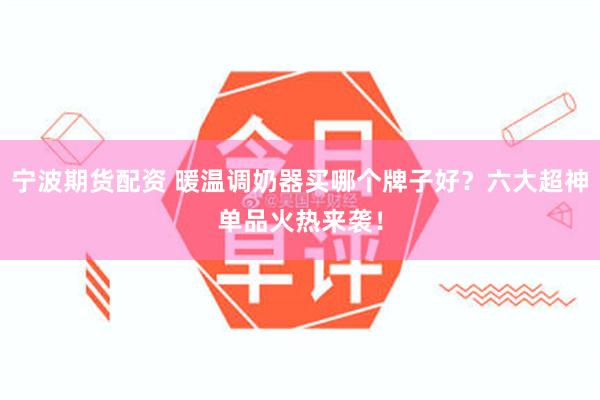 宁波期货配资 暖温调奶器买哪个牌子好？六大超神单品火热来袭！