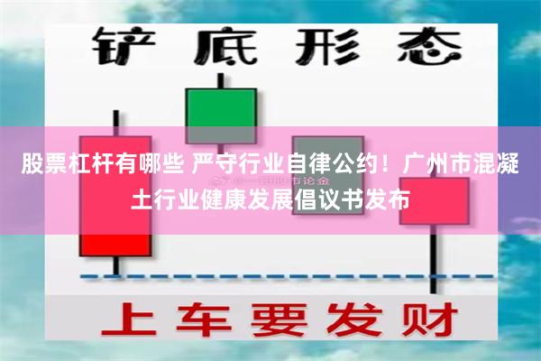 股票杠杆有哪些 严守行业自律公约！广州市混凝土行业健康发展倡议书发布